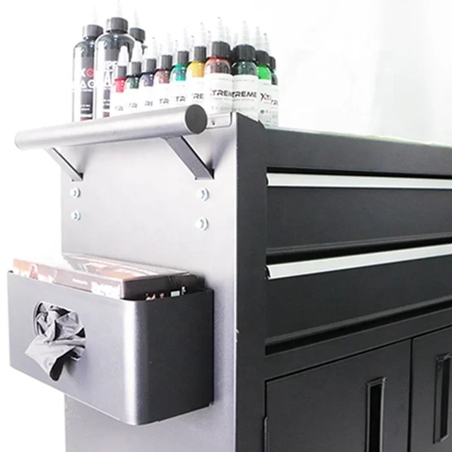 Professional Premium Tattoo Work Station Tattoo Rolling Trolley Cart Tattoo Working Cabinet Cart