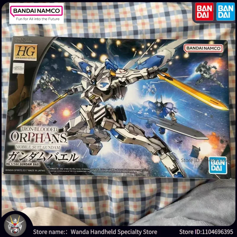 재고 있음 새 상품 반다이 HG 1/144 건담 베일 마오 인기 컬렉션 조립 메카 피규어 장난감 휴일 이동식 인형 선물