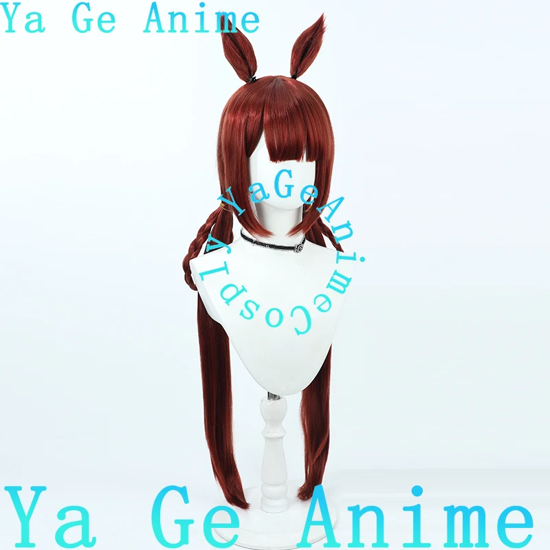 يا جي كوسبلاي أوما موسومي بريتي ديربي أغنيس شعر مستعار كوسبلاي رقمي آذان ذيل سباق الخيل فتاة لعبة عرض الواقع شعر مستعار شخصي #3