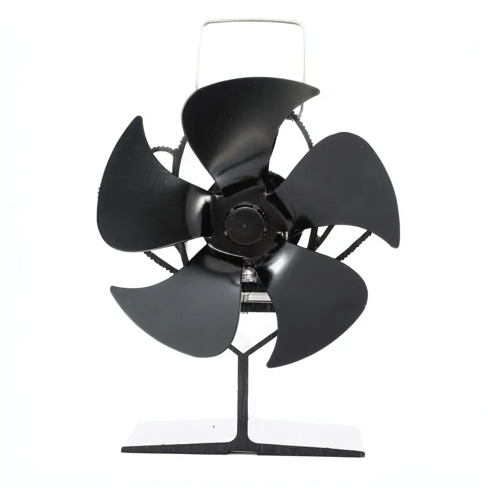 Mini Crown Style Thermal Fan Eco Friendly Fireplace Blower Quiet Metal Stove Ventilator Heat Distribution Tool