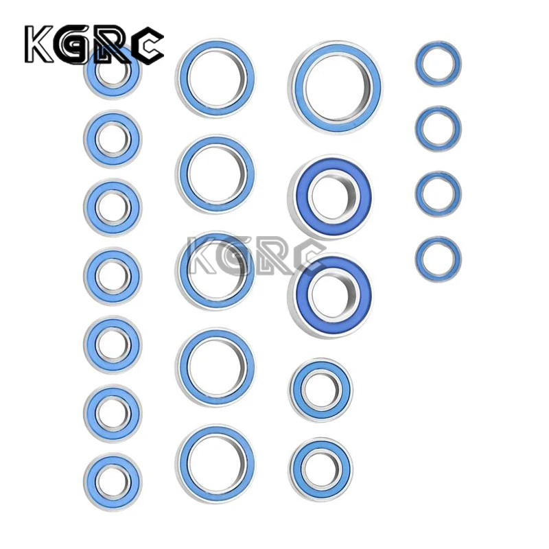 

21Pcs Sealed Bearing Kit For Traxxas Slash 4X4 VXL Rustler Stampede HQ727 Remo 1/10 RC Car Upgrade Parts Accessories