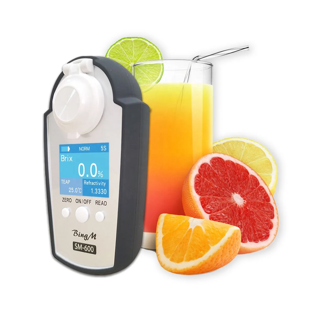 NEW 0-95% Sweetness Meter Refractometer for Fruit Juice Tea Syrup and Liquid Sugar Content Testing