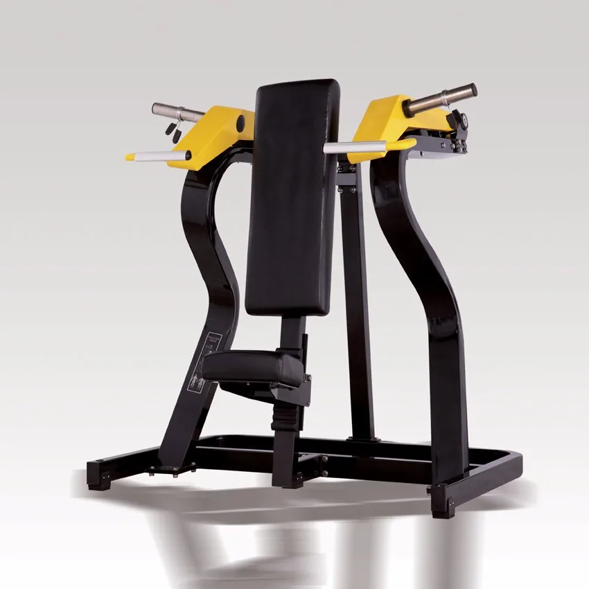 آلة ضغط الكتف المحملة لوحة معدات صالة الألعاب الرياضية للياقة البدنية وبناء الجسم