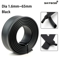 Tubo termorretráctil negro de 1 ~ 10m, 1,6 ~ 50mm, 3:1, con pegamento, doble pared, Cable forrado adhesivo, funda de Cable de poliolefina impermeable
