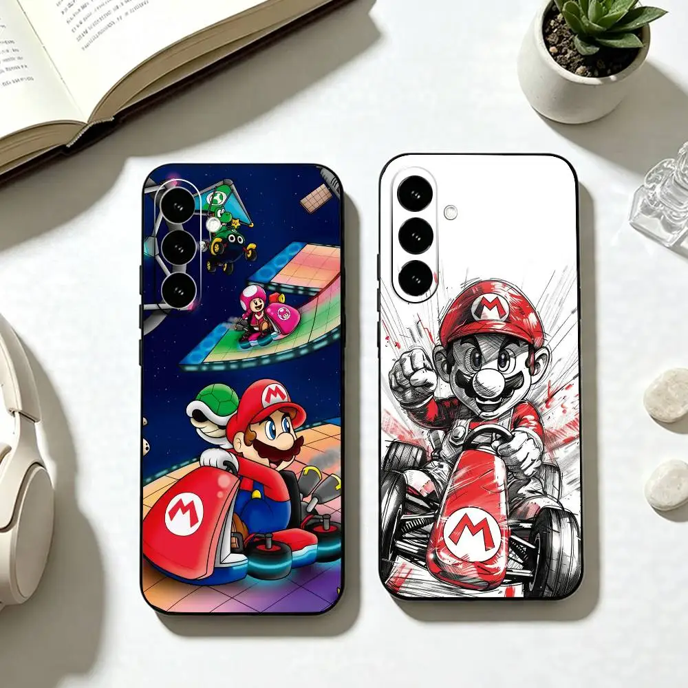 M-MarioS Game Bros-s  Phone Case Black Silicone Soft For Samsung Galaxy A73,A72,A71,A70,A53,A52,A51