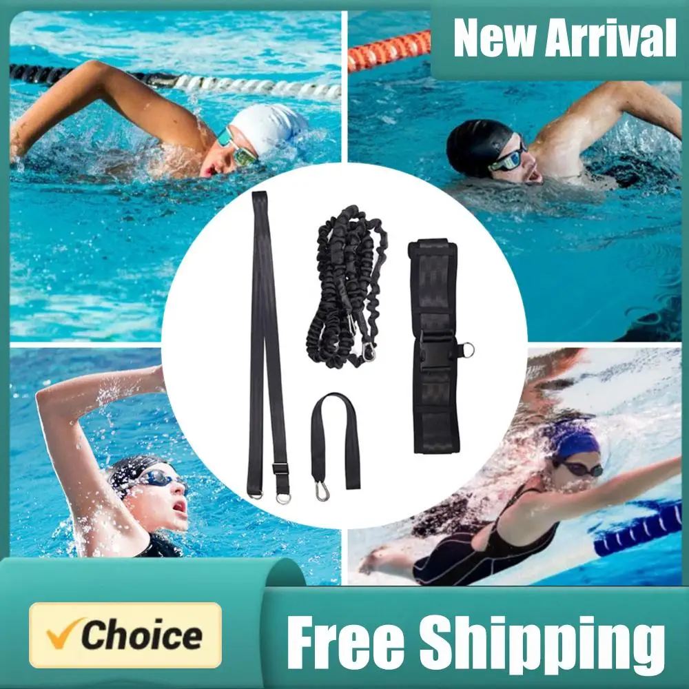 

Swim in Place Harness Stationary Swimming Aquatic Resistance Belt Pool Swim Trainer Belt Harness for Training