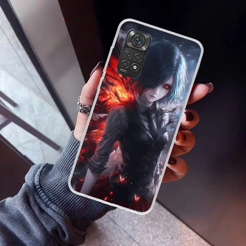 G-Ghoul Tokyo Touka Kirishima Phone Case For Xiaomi Redmi Note 10 11 12 13 14 Pro Plus 11S 12S 11T 11E 10S Note14 Soft TPU Back