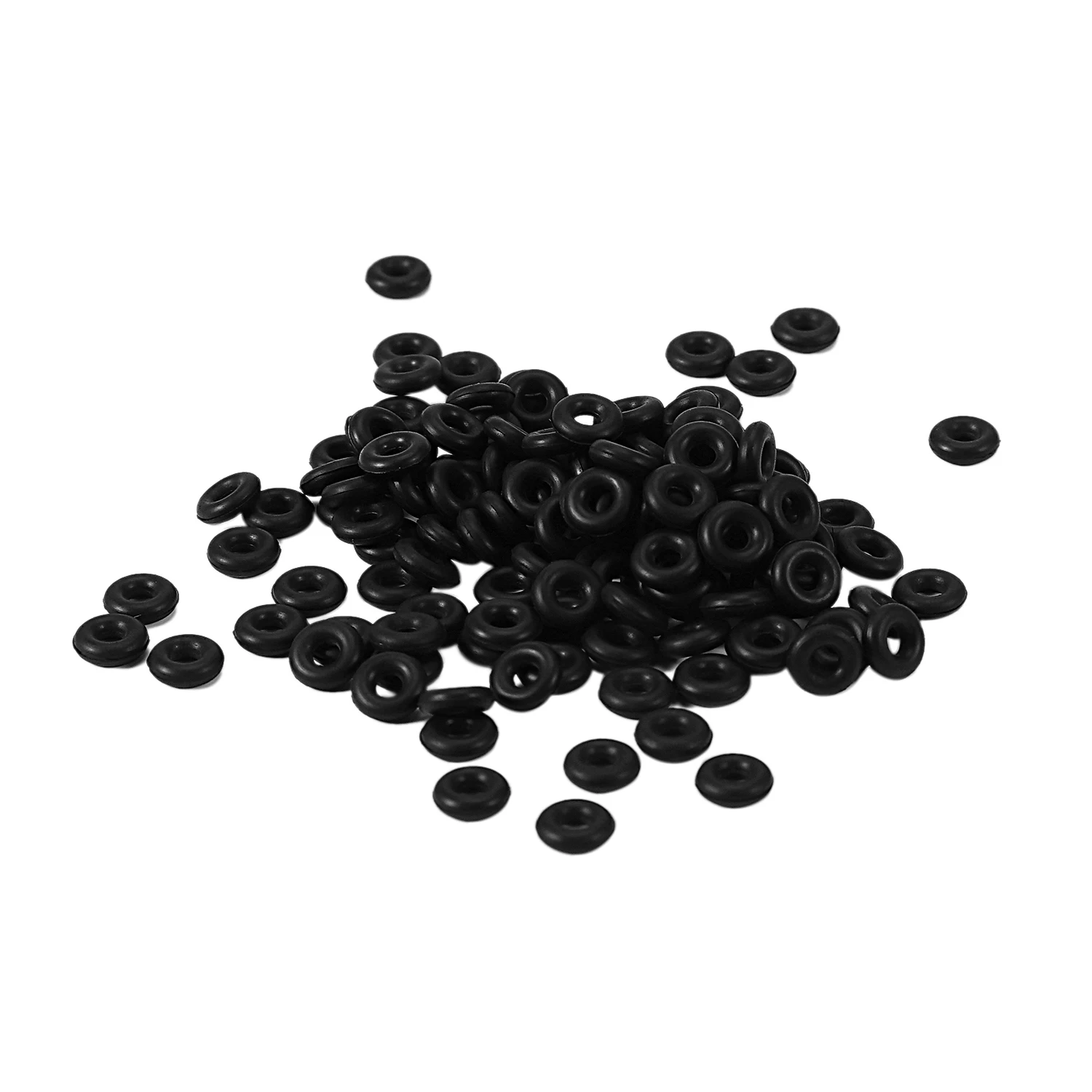 500 pcs, 6 x 2 x 2 mm Mechanical Rubber O Ring Oil Seal Seals