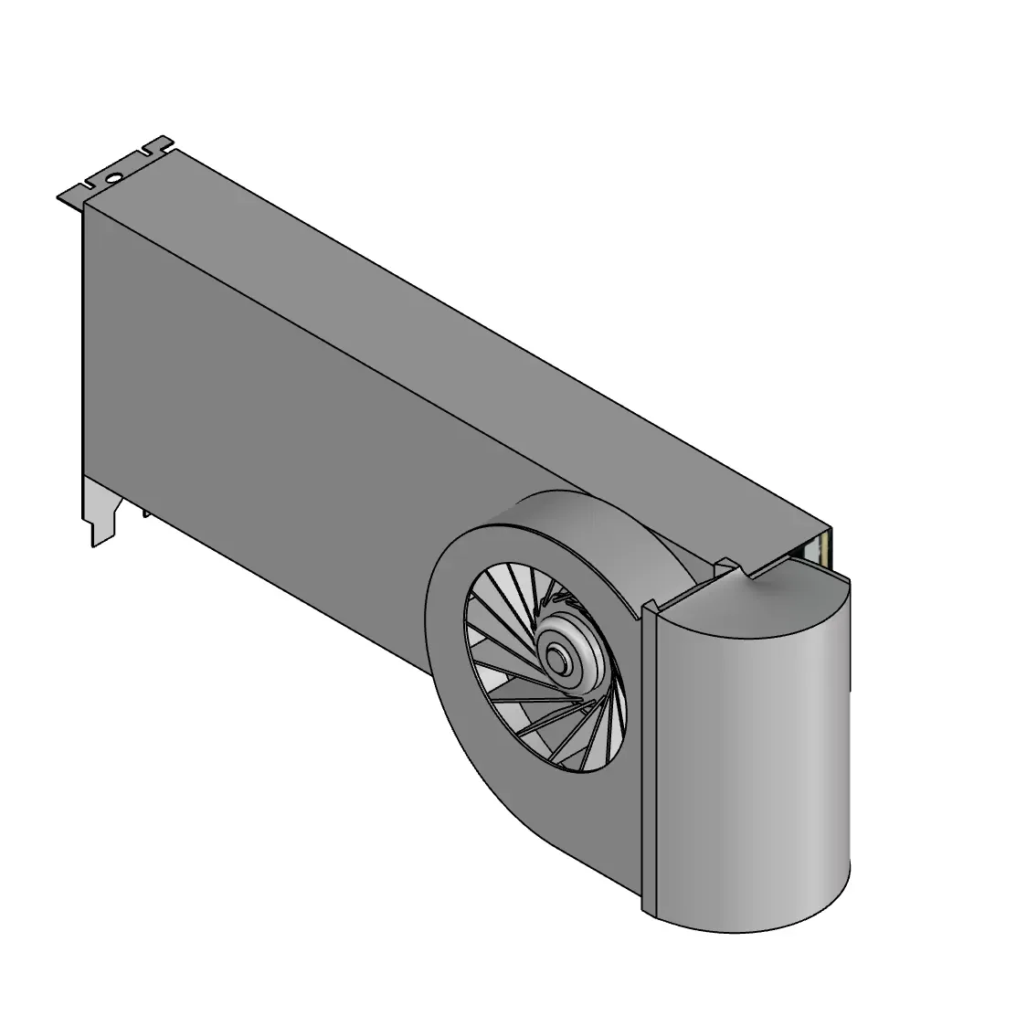 Universal Silent Turbo Cooler for Tesla P40 M40 P100 V100 GPU