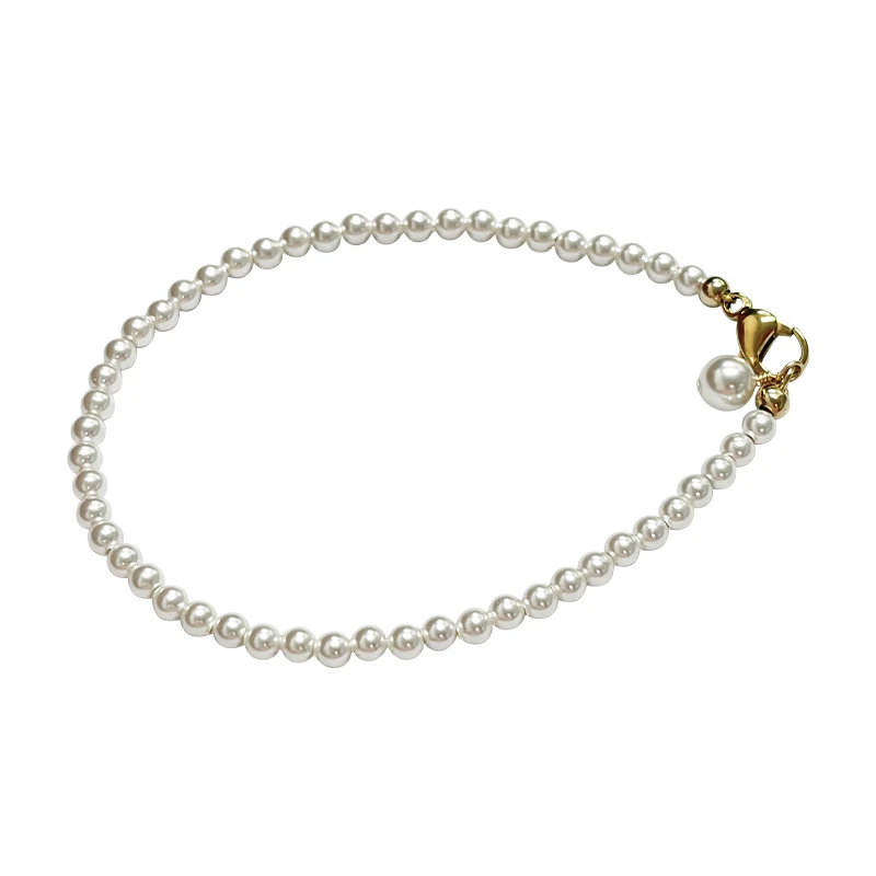 

Classic mini strong light round pearl simple bracelet exquisite niche