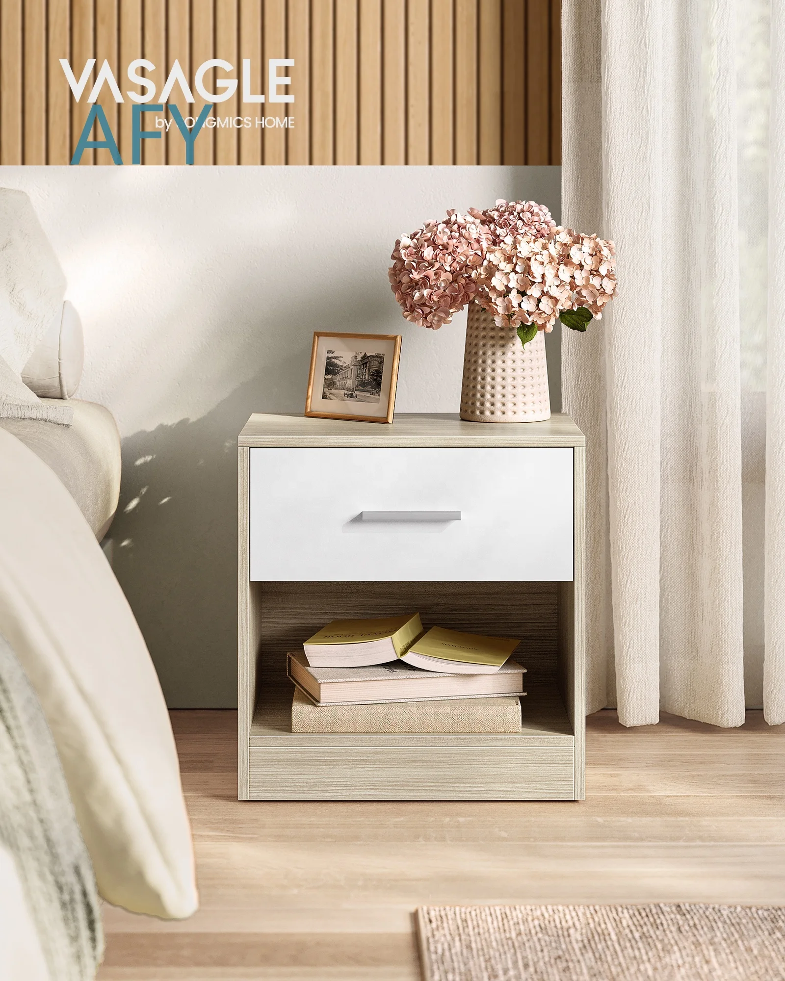 Simple Bedside Table with Draw - Home Office Of Ikea recension och pris