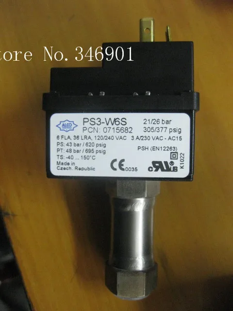 Eco original ALCO  PS3-W6S 11/16bar 14.5/18bar 33/40bar 20/25bar 27.5/33.5bar 23/29bar pressure controller sensor switch