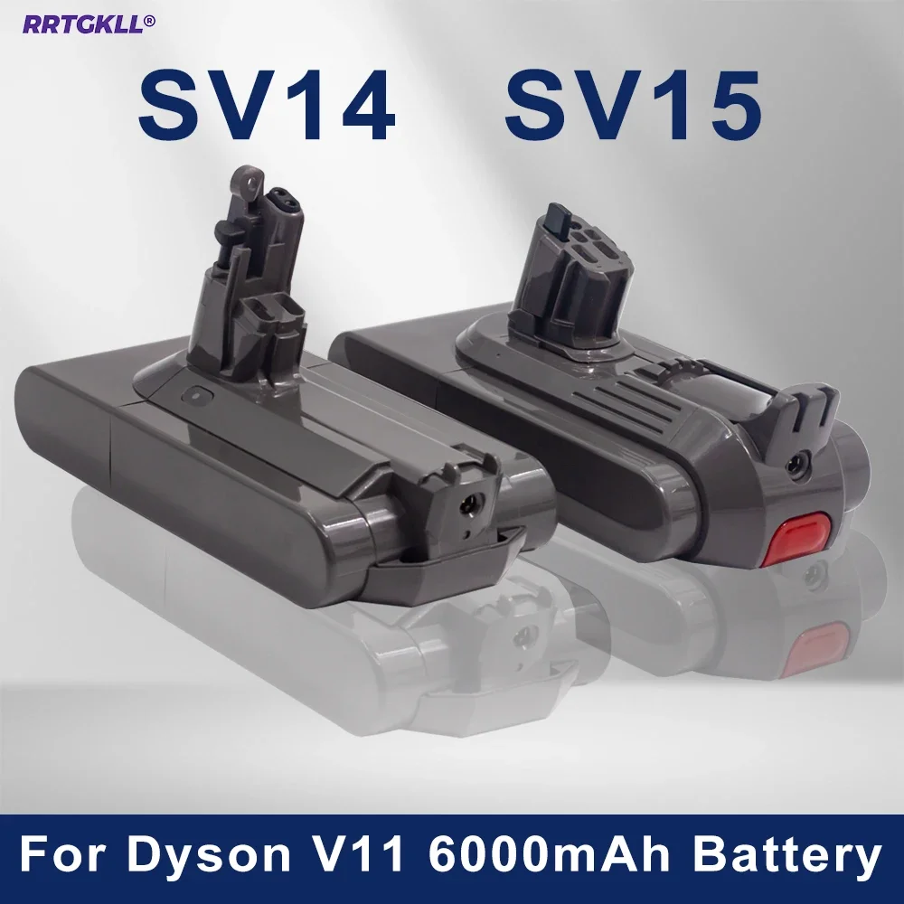 21700 Battery 25.2V 6.0Ah for Dyson SV14 SV15 Vacuum Cleaner Fluffy SV15 V11 Absolute Extra V11 Absolute V11 Animal 970145-02