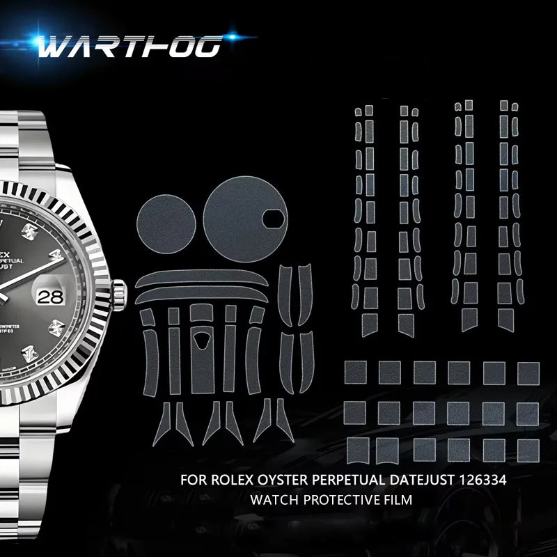 For Rolex Datejust Models 126334/12633/126331 Plate Strap 41mm Watch Protective Film 41mm Watch Screen Film