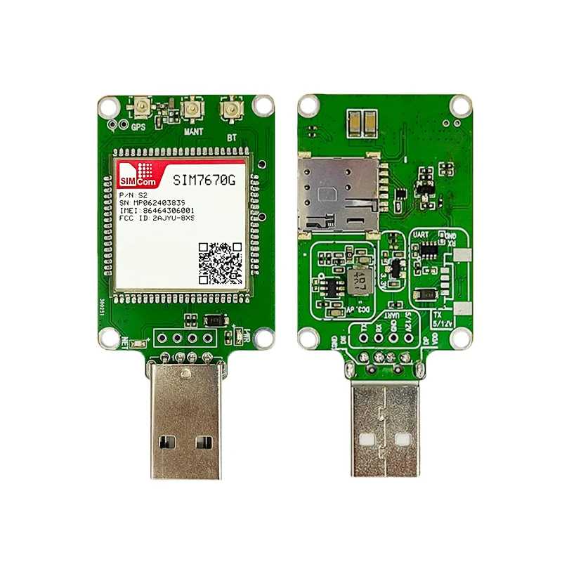 SIM7670G SIM7670G-MNGV LTE CAT1 USB-адаптер с GPS Global Band 1 шт.