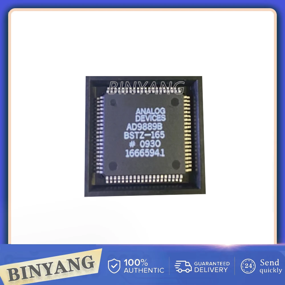 10pcs/lot  AD9889BBSTZ-165 New In Stock  QFP80 Encapsulation