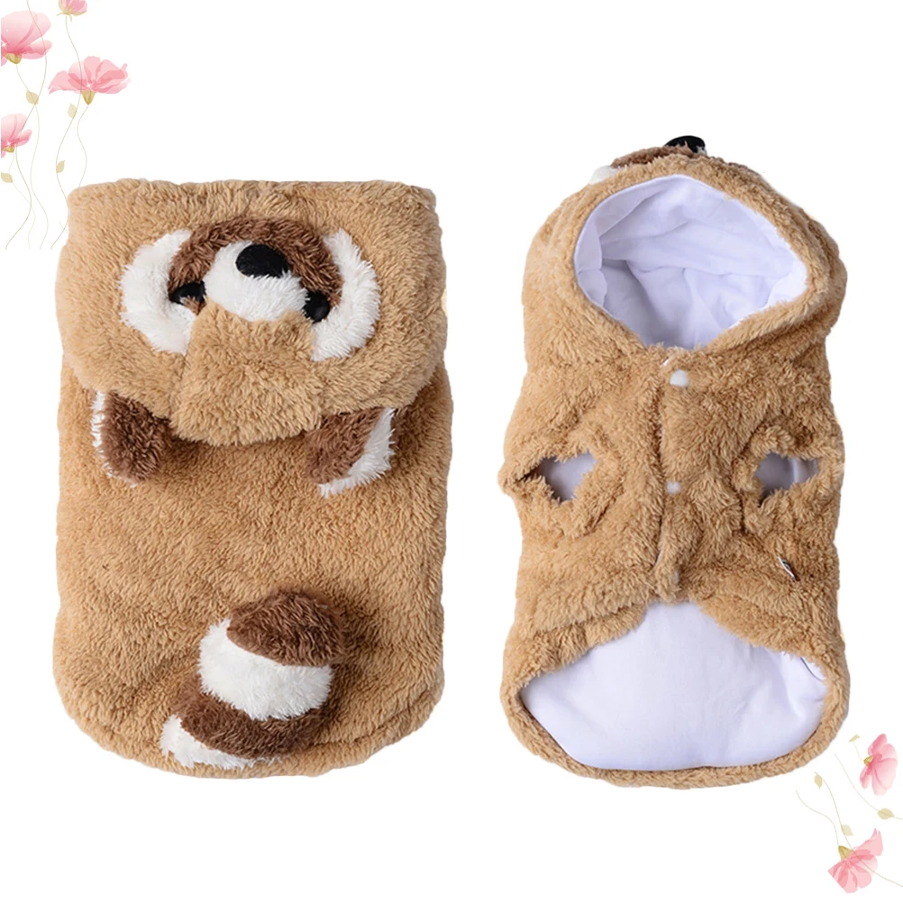 

Pet Dog Clothes Garment Small Dogs Winter Jacket with Hat Hoodies Clothing Cotton Accessories