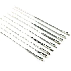20pcs(10pairs) Eyeglasses Cupronickel Spring Metal Wire Core Glasses Repair Temple Replacement Leg Width 3mm To 5mm