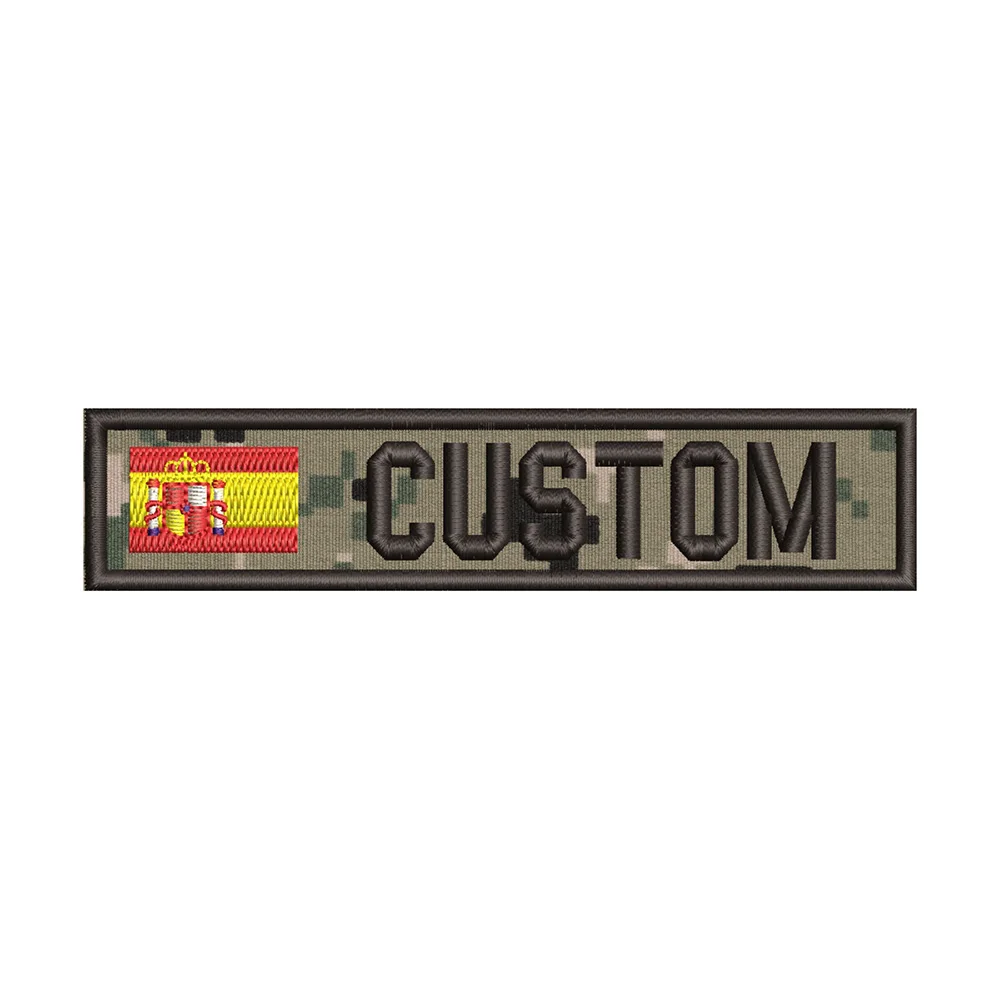 Custom Name Patch Flag Tape, AOR2, IndividualizationEmbroidery, Hook and Loop