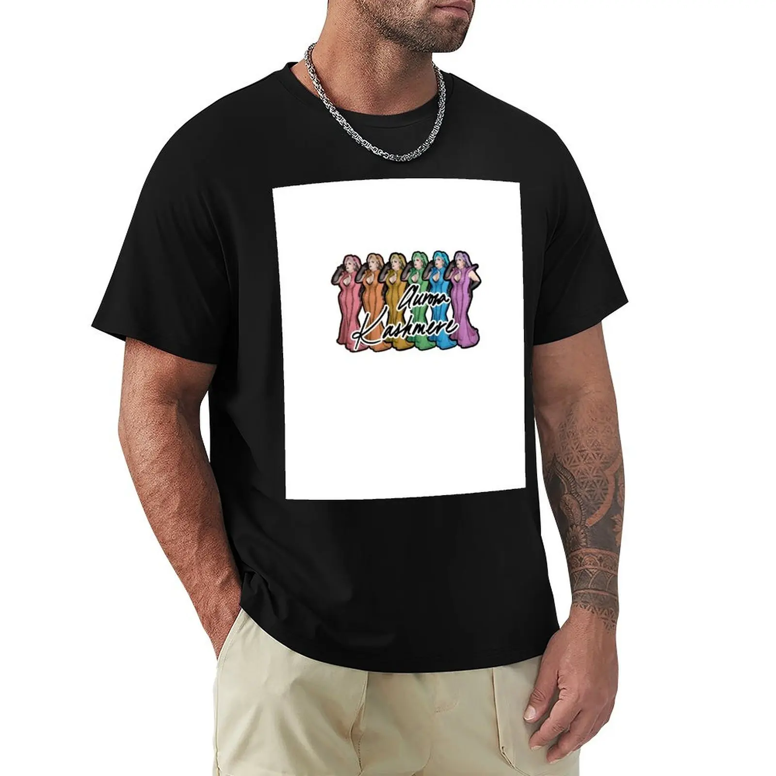 Aurora Kashmere Pride T-Shirt Big Size Daily Wear T-Shirt