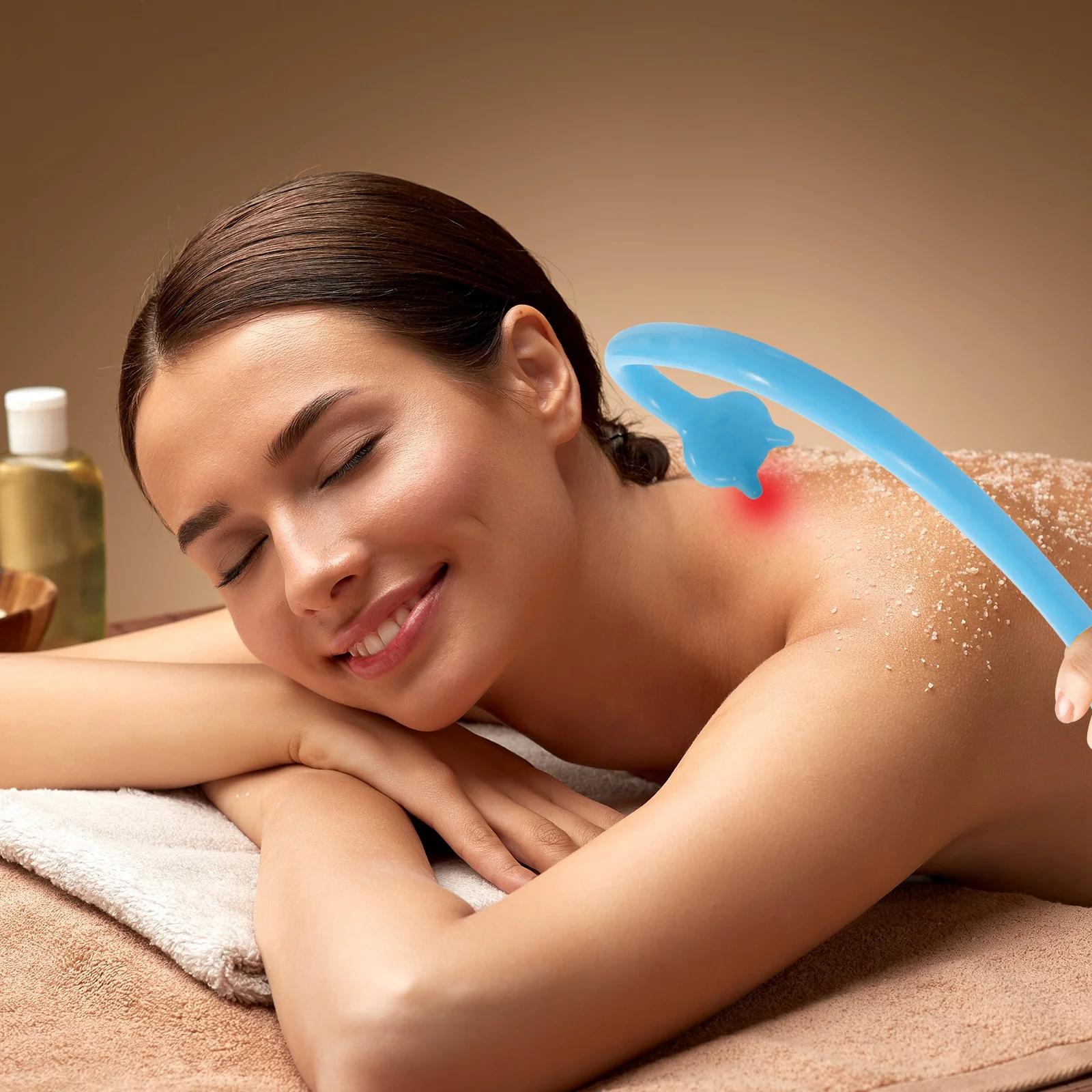 2 قطعة خطاف تدليك لتخفيف الضغط العميق لآلام الظهر والرقبة والكتف مقبض طويل أداة علاج نقطة الوخز عصا تدليك الظهر #3