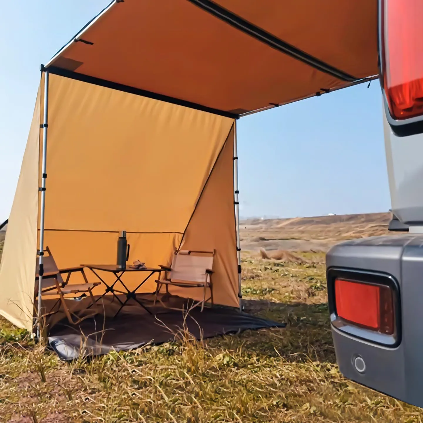 

Jensen outdoor haute couture version car side tent RV awning canopy thickened side tent car load rainproof non-ARB