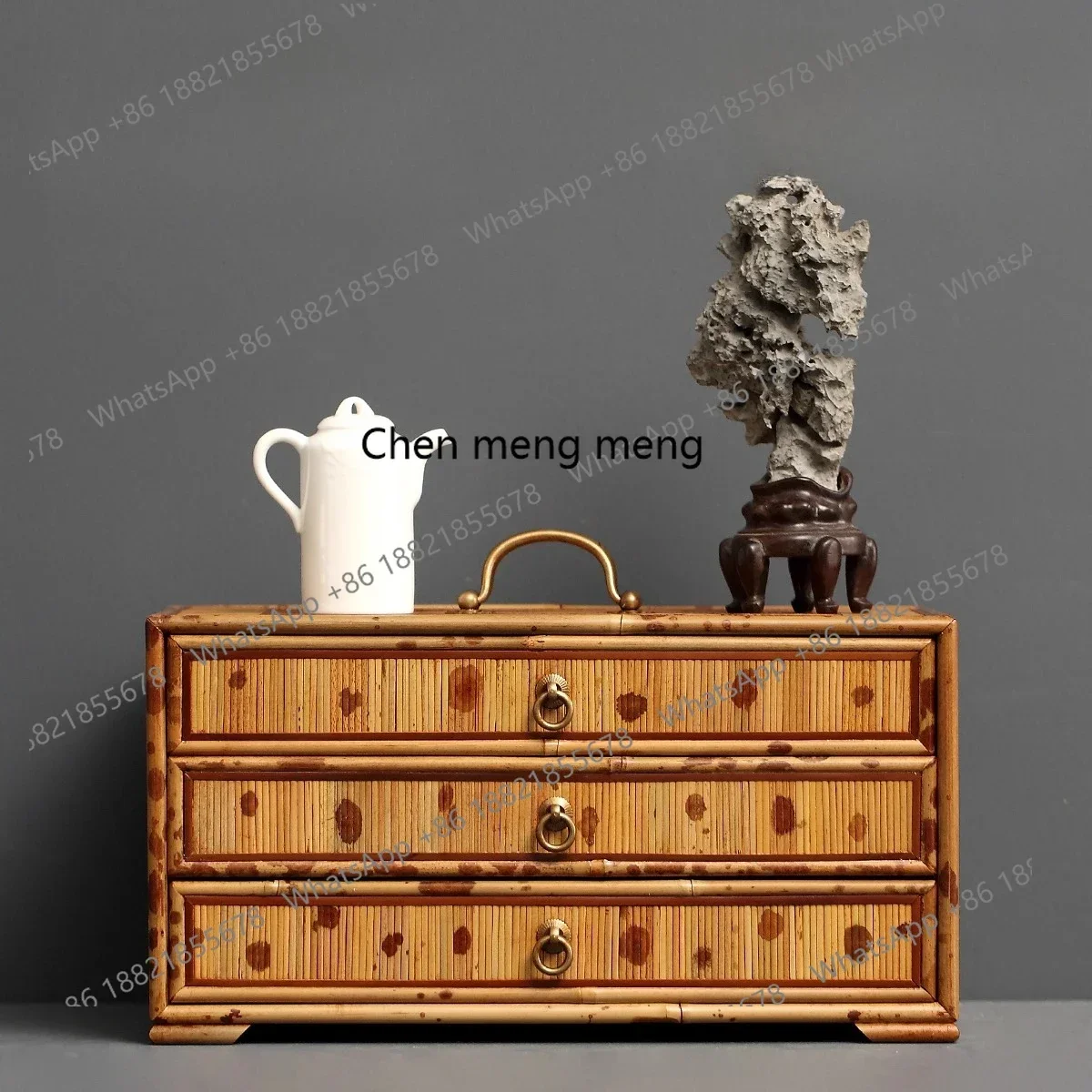 Fan cabinet storage cabinet storage three-layer tea Pu'er cake storage cabinetJJ