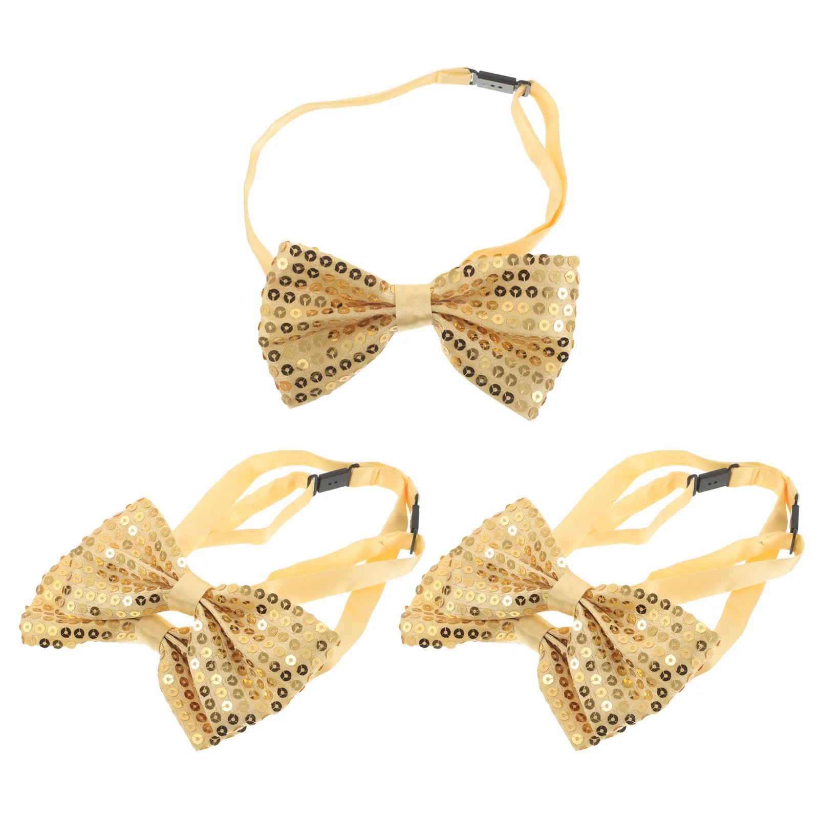 5Pcs Silver Sequin Bow Ties fo - Bow Tie Pre Tied avis et prix
