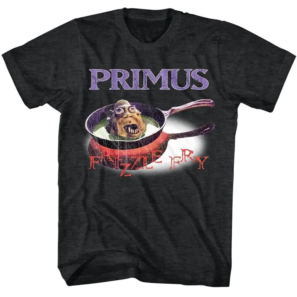 Primus Frizzle Fry Album Men's T Shirt Debut Head Cooking Pan Progressive Rock Adult