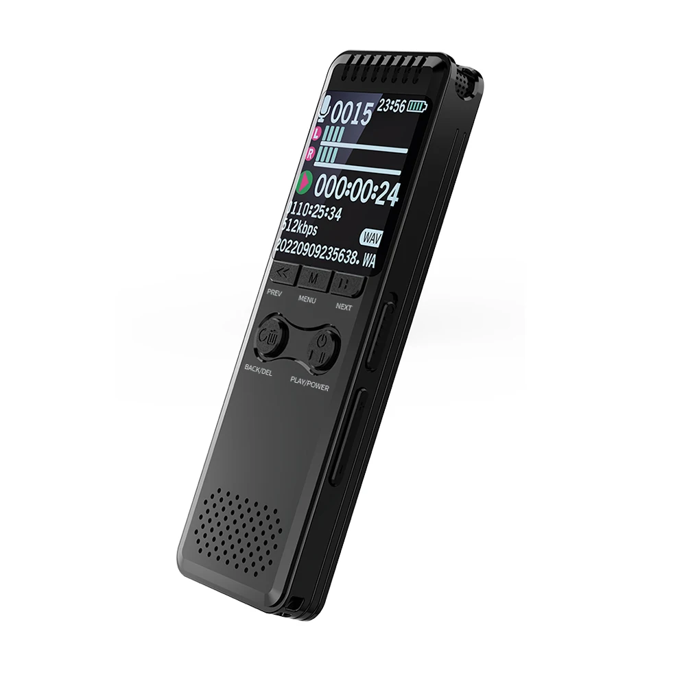 Vandlion V30C Digital Voice Activated Recorders Portable Recorder HiFi MP3 Players 128GB HD Audio Sound Recording P