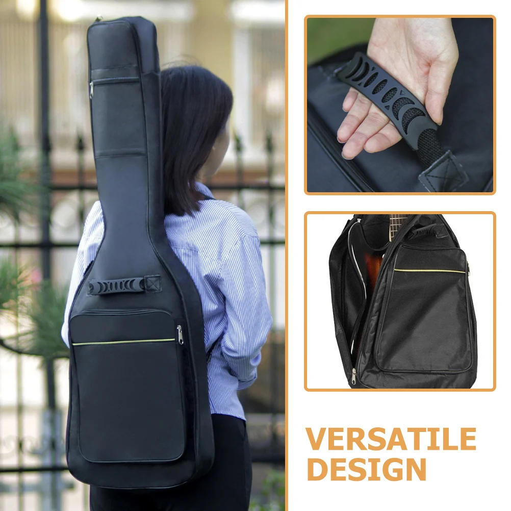 

Portable Guitar Carry Bag Oxford Cloth Durable Adjustable Strap Lightweight Acoustic Electric Instrument Storage Case