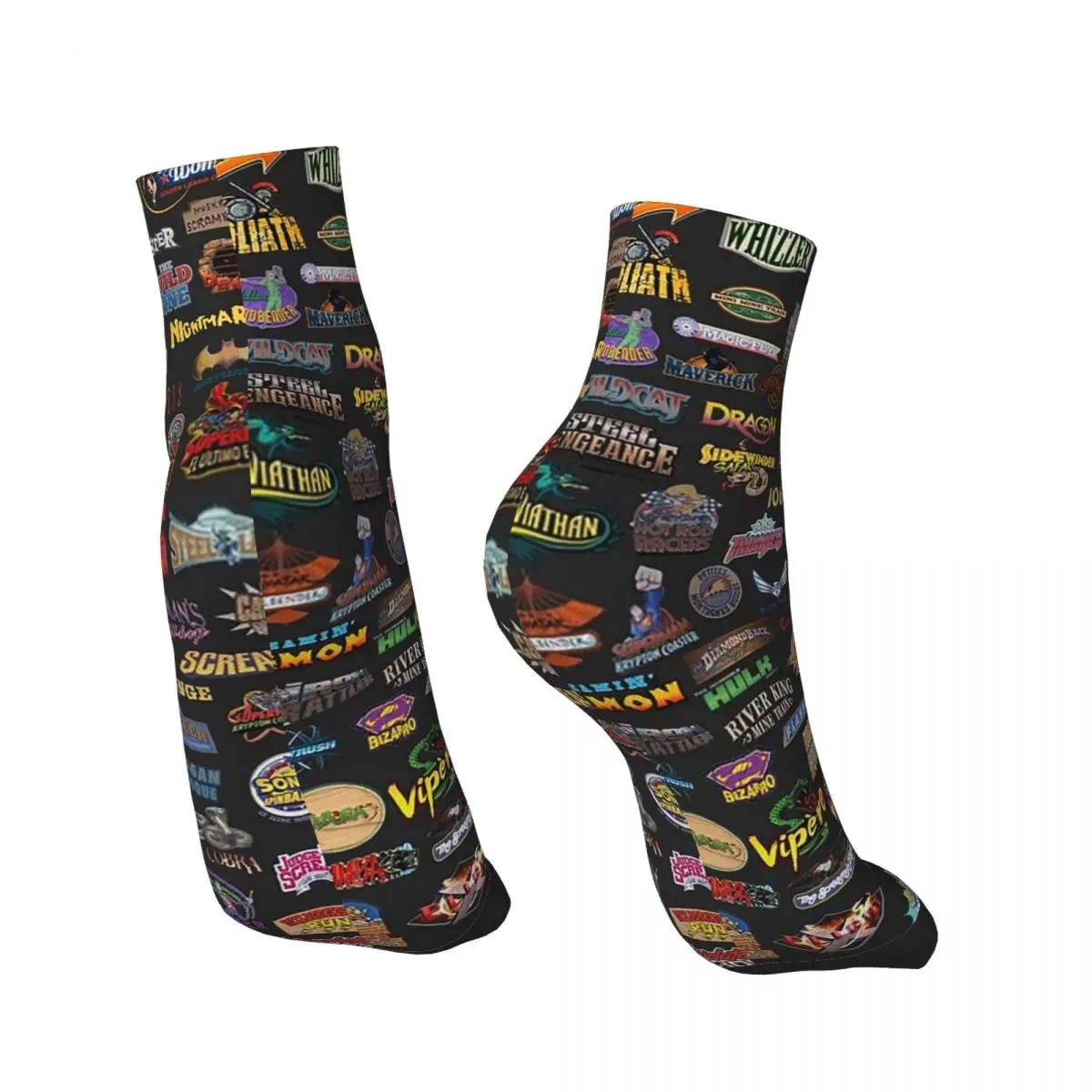 Montagnes russes chaussettes Harajuku bas de haute qualité chaussettes toutes saisons accessoires pour cadeaux homme femme