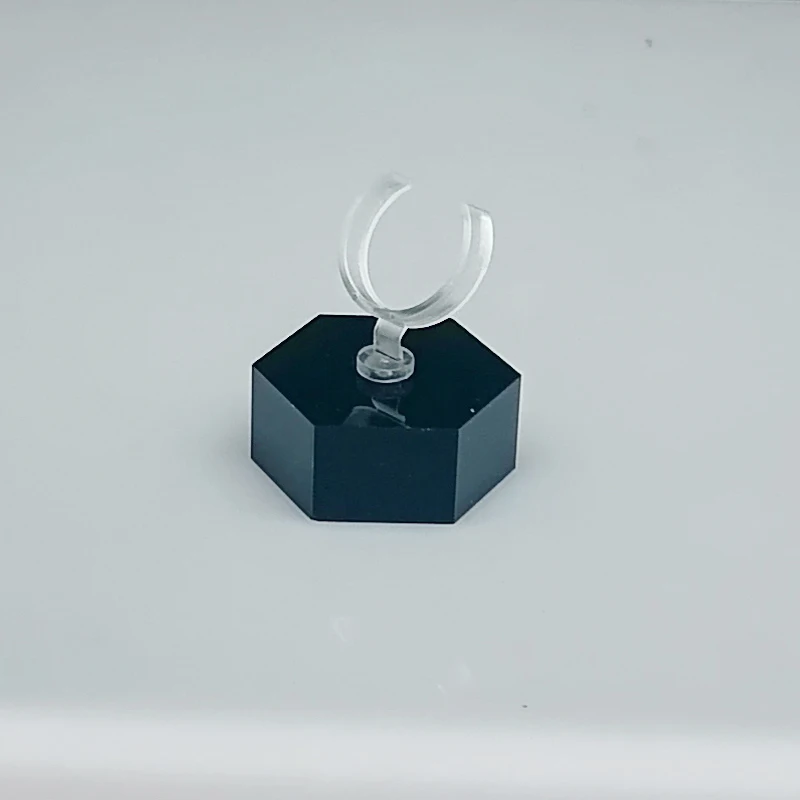 New Creativity Clear Acrylic Ring Display Stand Jewelry Showcase Ring Organizer Holder Jewellery Stands Cases Photography Props