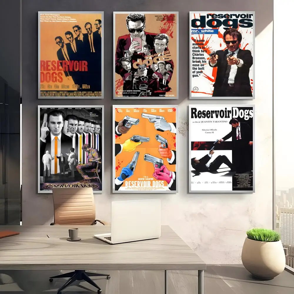 Classic Reservoir Dogs gift Poster Sticky Waterproof Coffee House Bar Room Wall Decor Gift