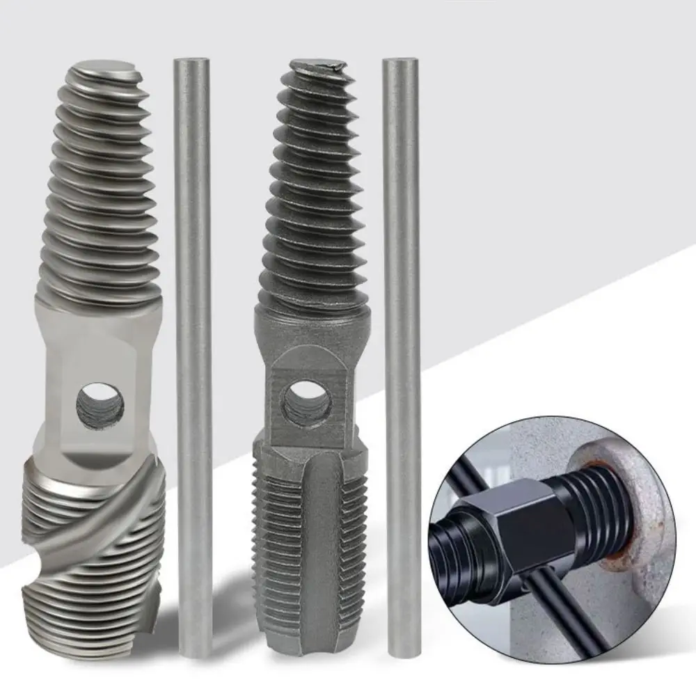 

Thread Screw Extractor Kit Broken Wire Repairer Take-out Broken Screw Extractor Integrate Design Double-ended