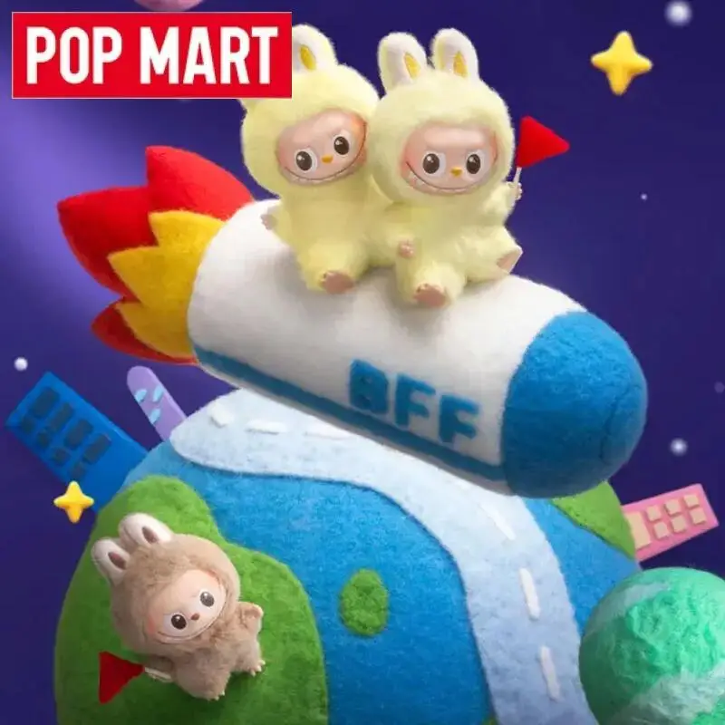 البوب مارت لابوبو الوحوش دبوس لسلسلة الحب الفينيل أفخم قلادة صندوق أعمى اللعب Kawaii أنيمي عمل الشكل مفاجأة سر