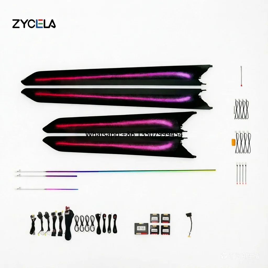 for Volkswagen T-Roc 2023-2025 Car Ambient Light Upgrade LED 64 Color Multi-Function Control Colorful Auto Interior Lighting