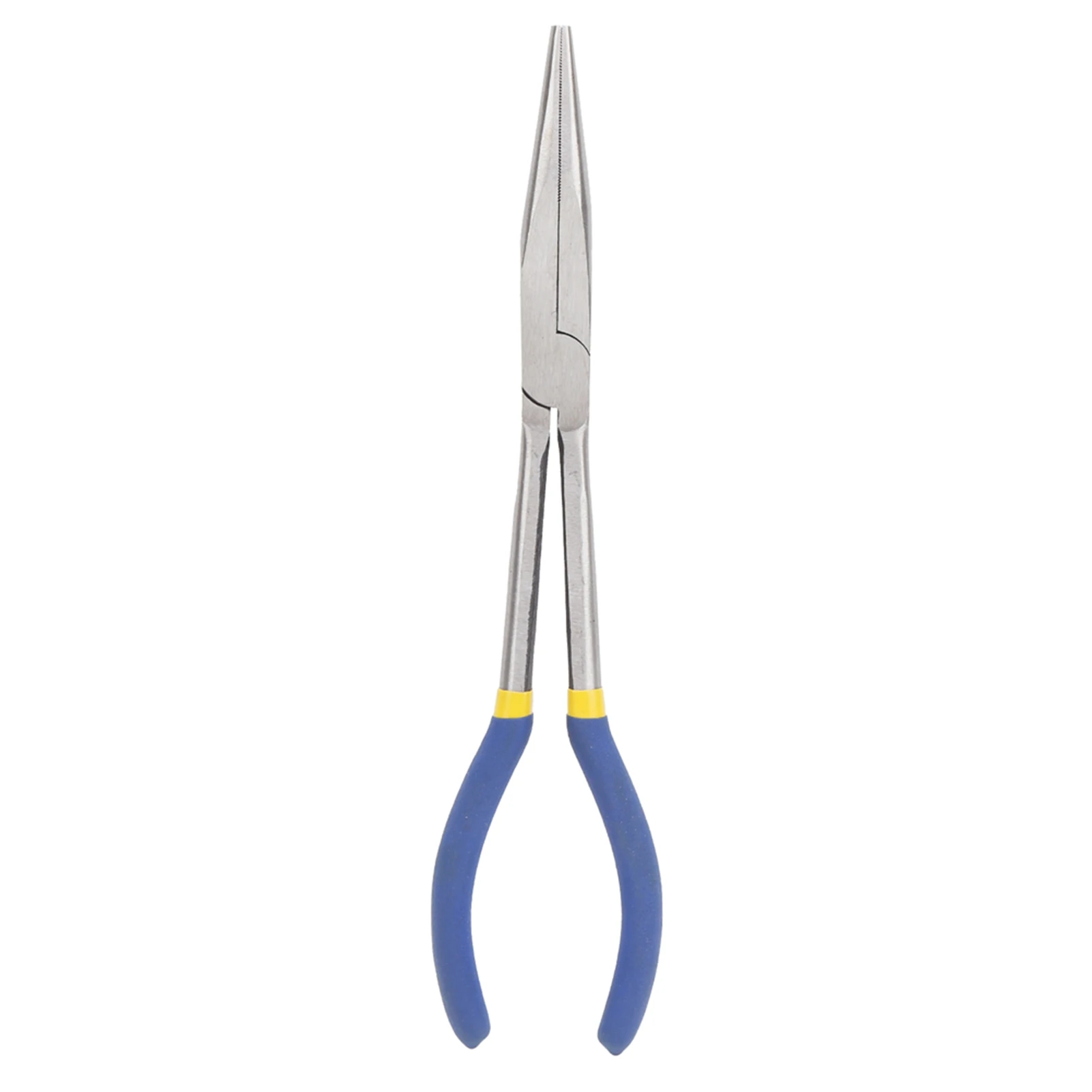

11in Long Nose Pointed Pliers Non Slip Oil Resistant Matching Steel Needle Nose Pliers Handle Repairing Hand Tool