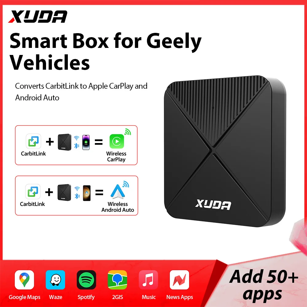 For Geely Tugella Emgrand Monjaro Atlas Pro Azkarra Smart Box Google Maps Waze Spotify Music solution for2022–2024Geely vehicles