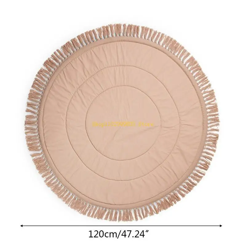 سجادة أرضية للأطفال من القطن الناعم للعب حصيرة البساط وسادة الزحف بطانية النشاط الأرضي وسادة ديكور غرفة الأطفال J0MF