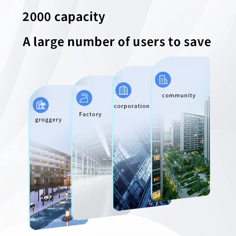 Standalone Access Control Reader 125Khz ID or 13.56mhz 2000 Users Touch Keypad Waterproof Independent Access Control Machine
