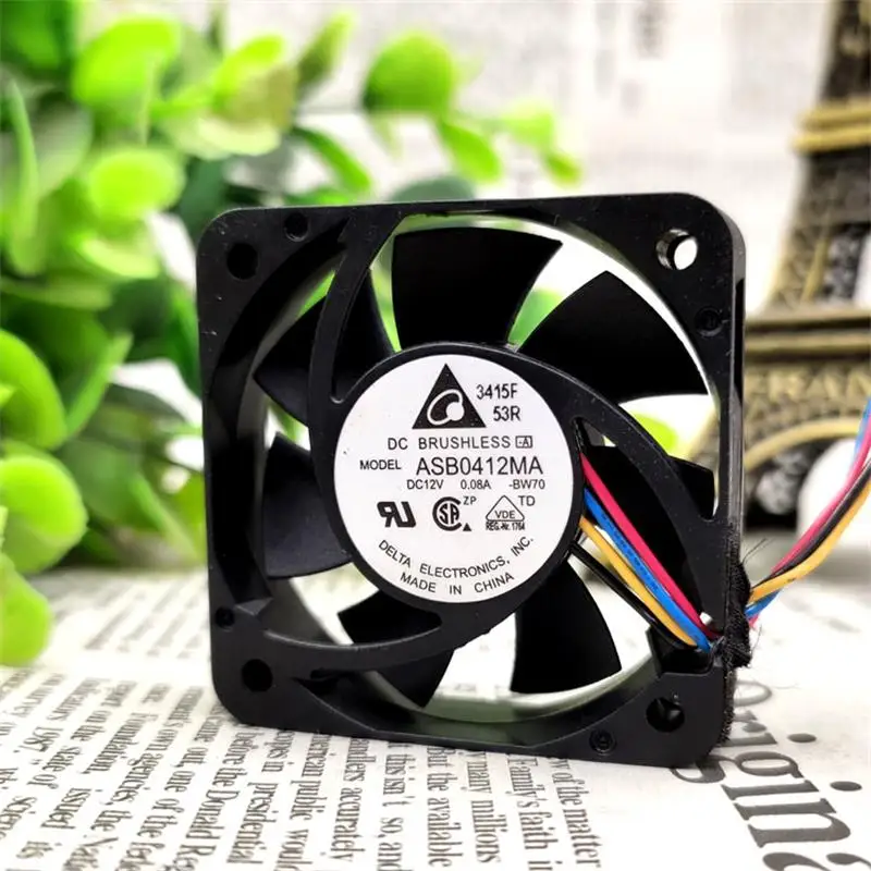 New For Delta 4010 ASB0412MA 12V 0.08A 4CM 4-Wire Switch Ultra-Quiet Cooling Fan