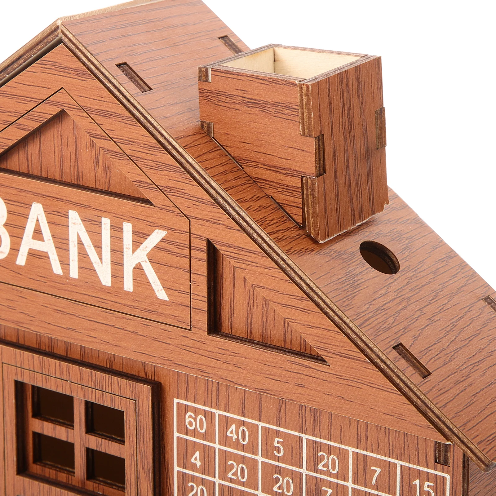

Wooden Money Box Retro House Shaped Piggy Bank With Savings Goal Numbers For Adult Kids Birthday Christmas Gift Unique Saving