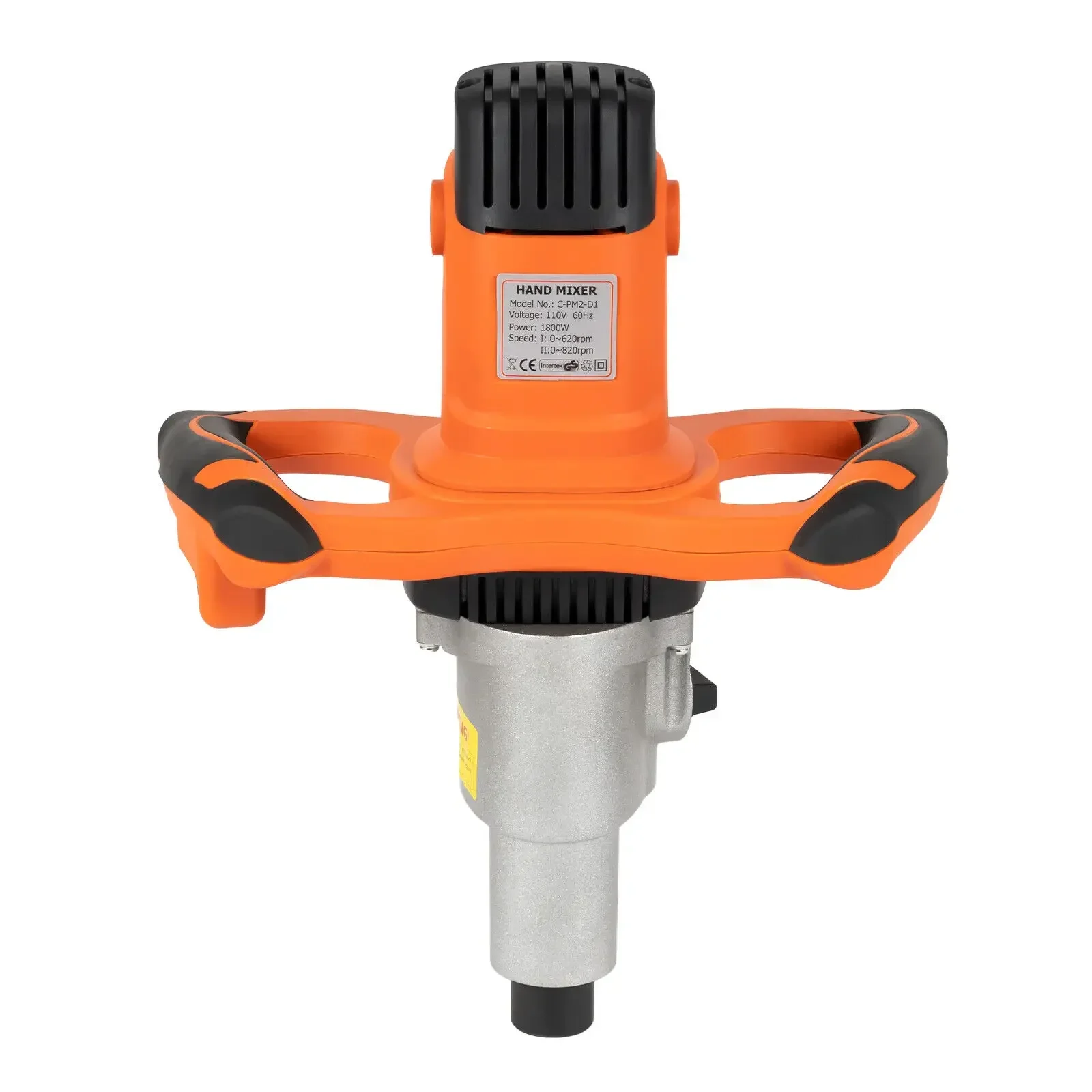 파워 모르타르 믹서 – 역회전 이중 교반기가 있는 1800W 2단 콘크리트 믹서