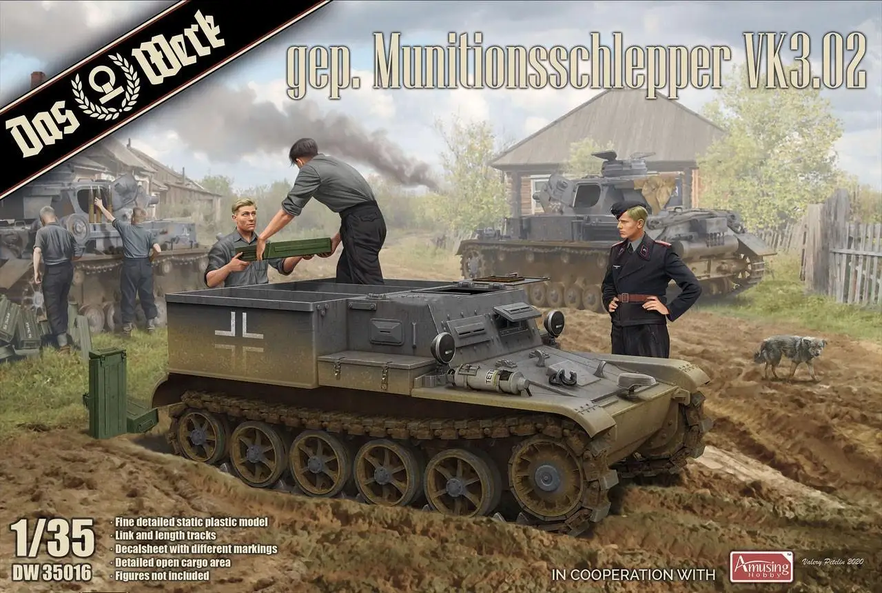 Das Werk DW35016 1/35 Scale gep.Munitionsschlepper VK3.02