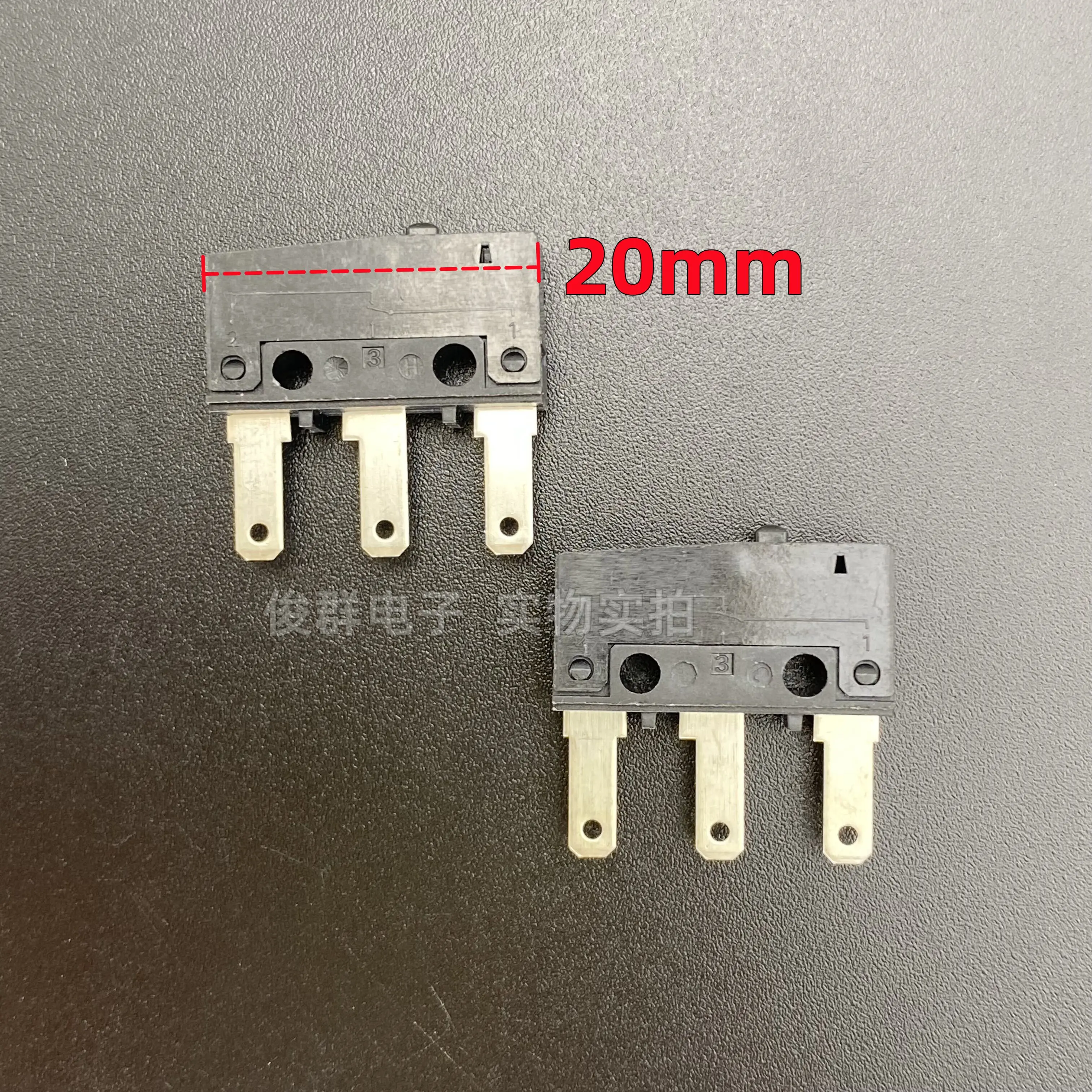 10pcs/ SS-3GL13PT micro switch 3 long legs 3A limit detection reset touch point button