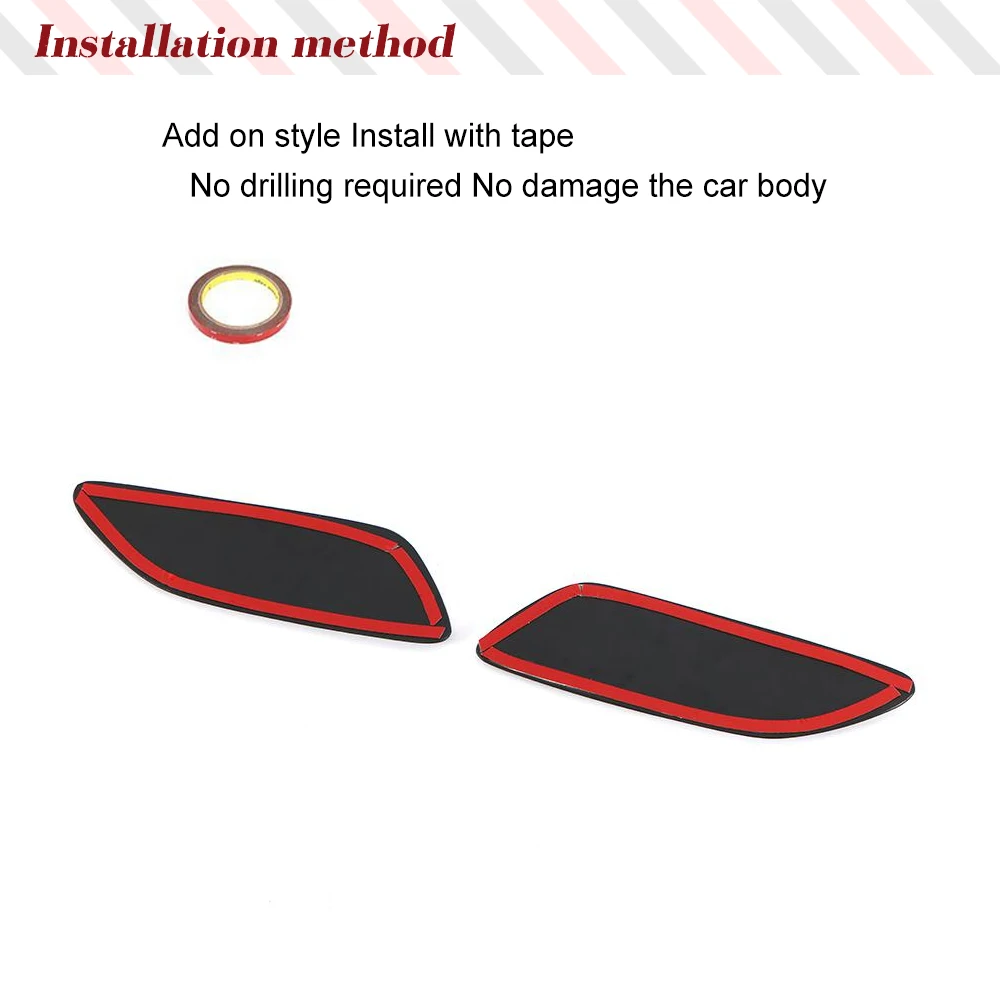 Car Hood Bonnet Air Vents for Universal Model BMW F80 F82 F83 E46 E90 For Audi A3 A4 A5 S3 S4 S5 Benz Accessories Carbon Fiber - view 4