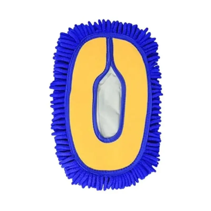 Car Wash Mop Head Replacement Cloth Washable Heavy Duty Removable Mop Pad Soft Cleaning Head Car Wash Accessories