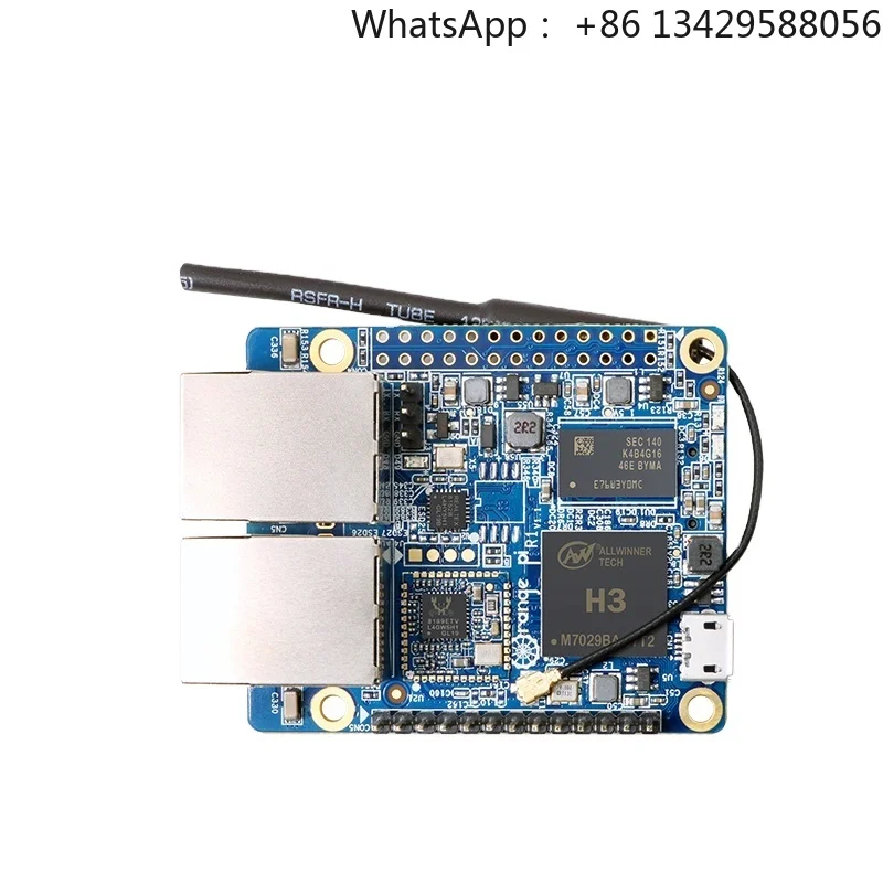 Orange Pi R1 512MB H3 Open Source Single Board Computer with Wifi Antenna,Run  Android 4.4, Ubuntu, Debian OS