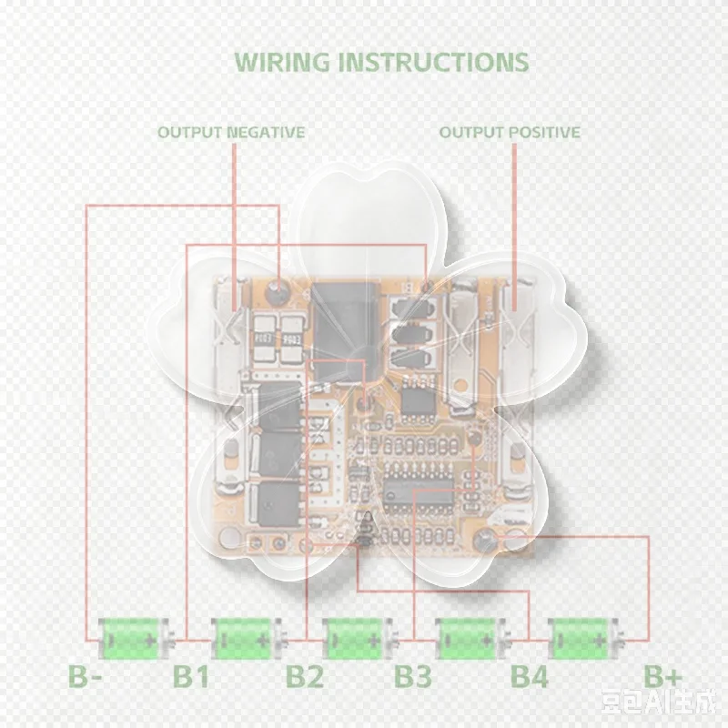 50A 21V Li ion Battery Protection Board MT5S 3 Series BMS Module High Current Charging Discharging Electric Tools DIY Pack